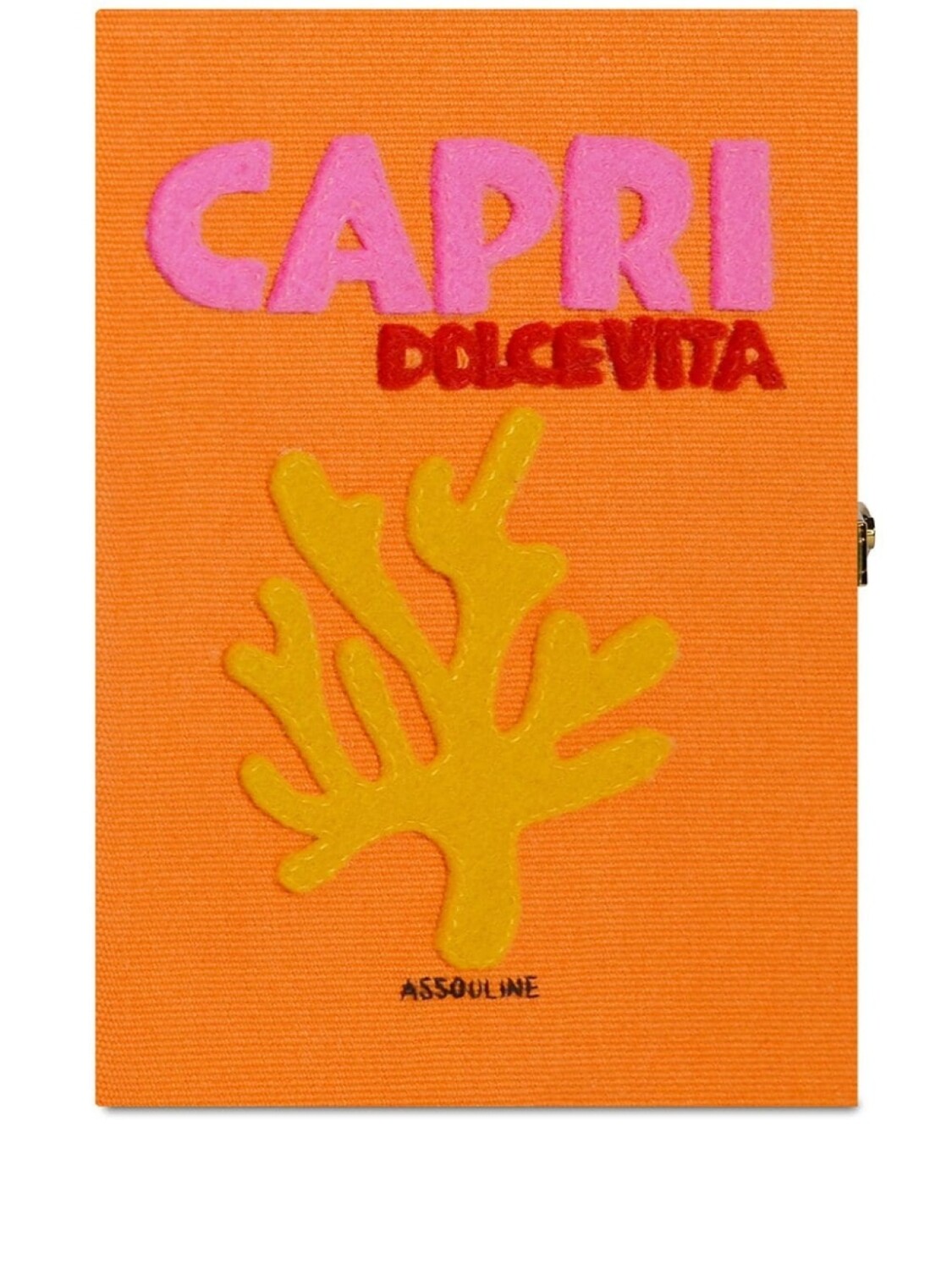 

Assouline клатч Capri в виде книги, оранжевый
