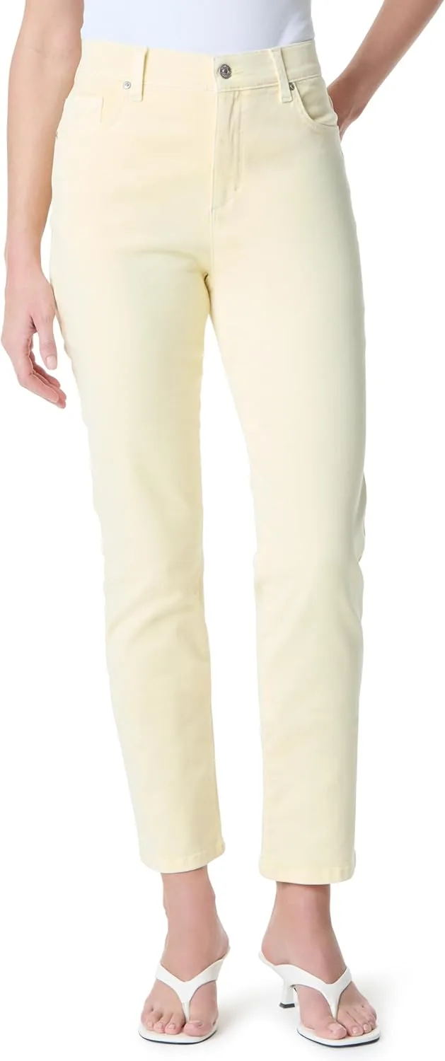 

Gloria Vanderbilt Women's Amanda High Rise 5 Pocket Ankle Standard