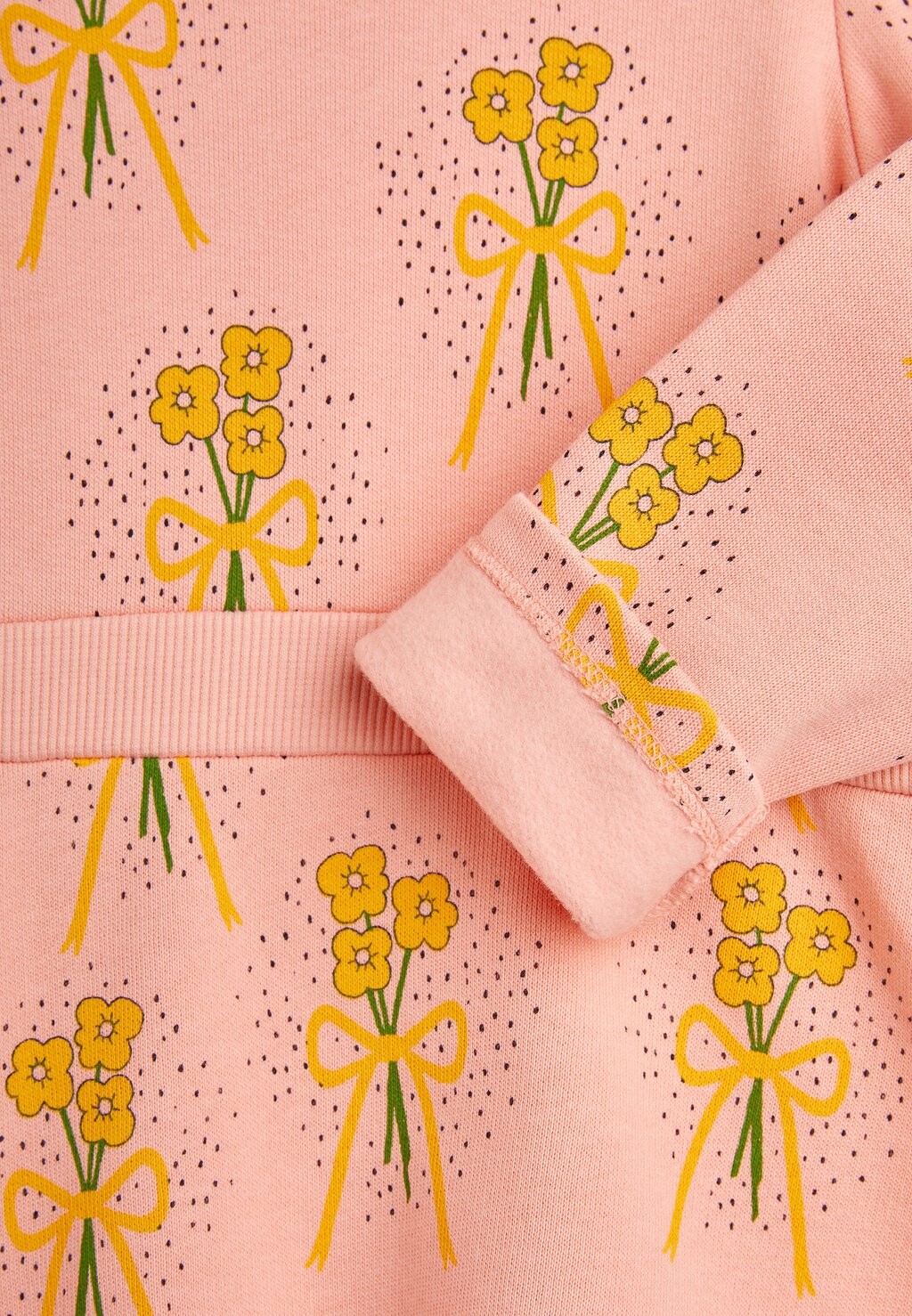

Дневное платье WINTER FLOWERS DRESS Mini Rodini, розовый