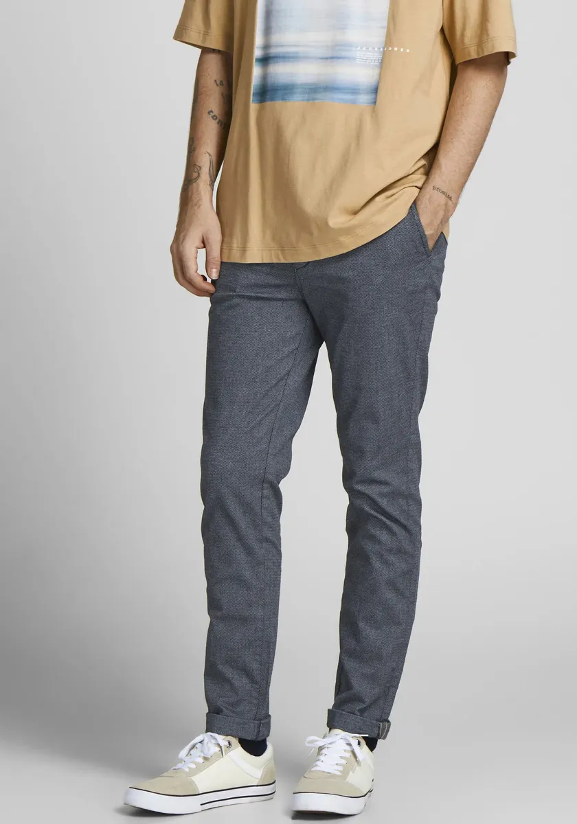

Брюки-чиносы Jack & Jones "JPSTMARCO JJFURY AKM", цвет Faded Denim