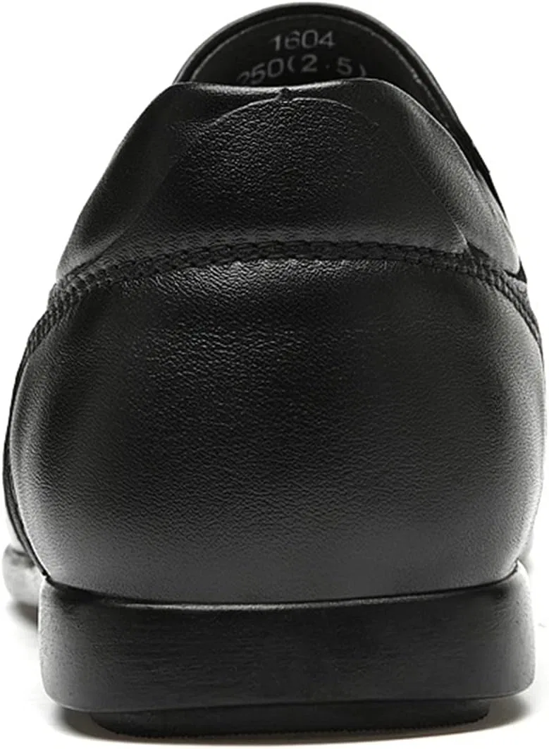 Лоферы Leather Anti-Slip, черный — фото 4