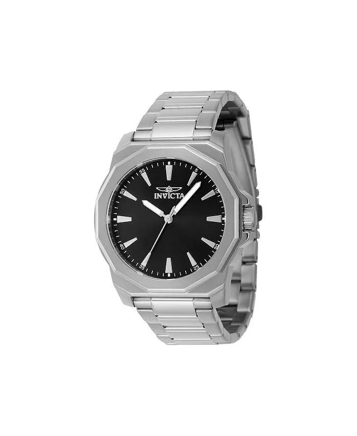 

Мужские часы 46831 Speedway Quartz 3 Hand с черным циферблатом Invicta