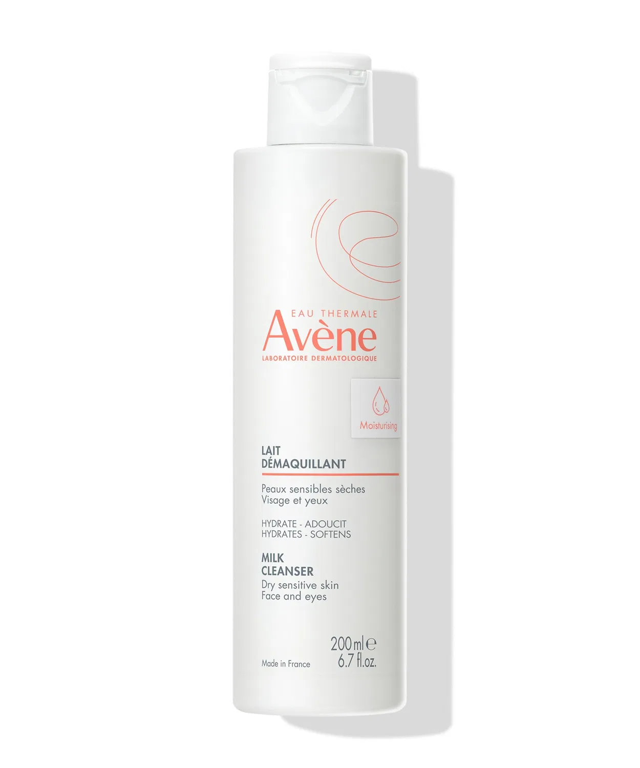 Молочко для снятия макияжа увлажняющее Avene 200 мл