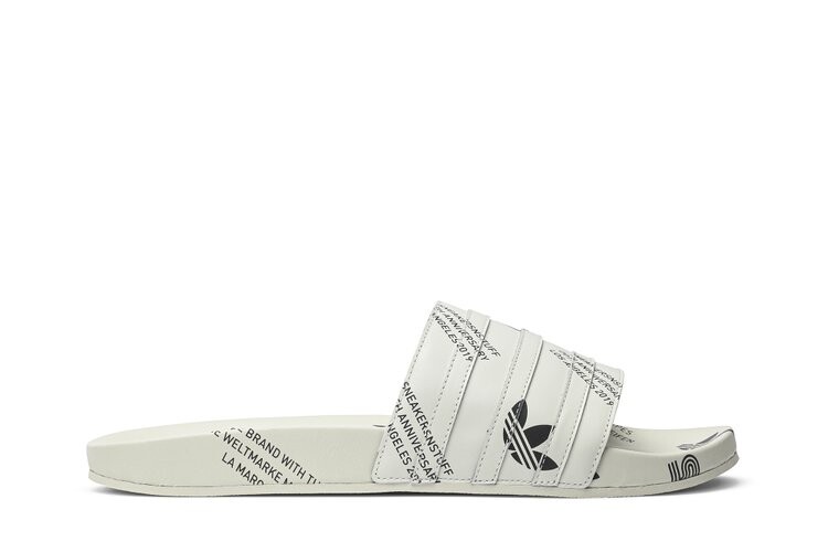 

Кроссовки Adidas Sneakersnstuff x Adilette Slide, белый