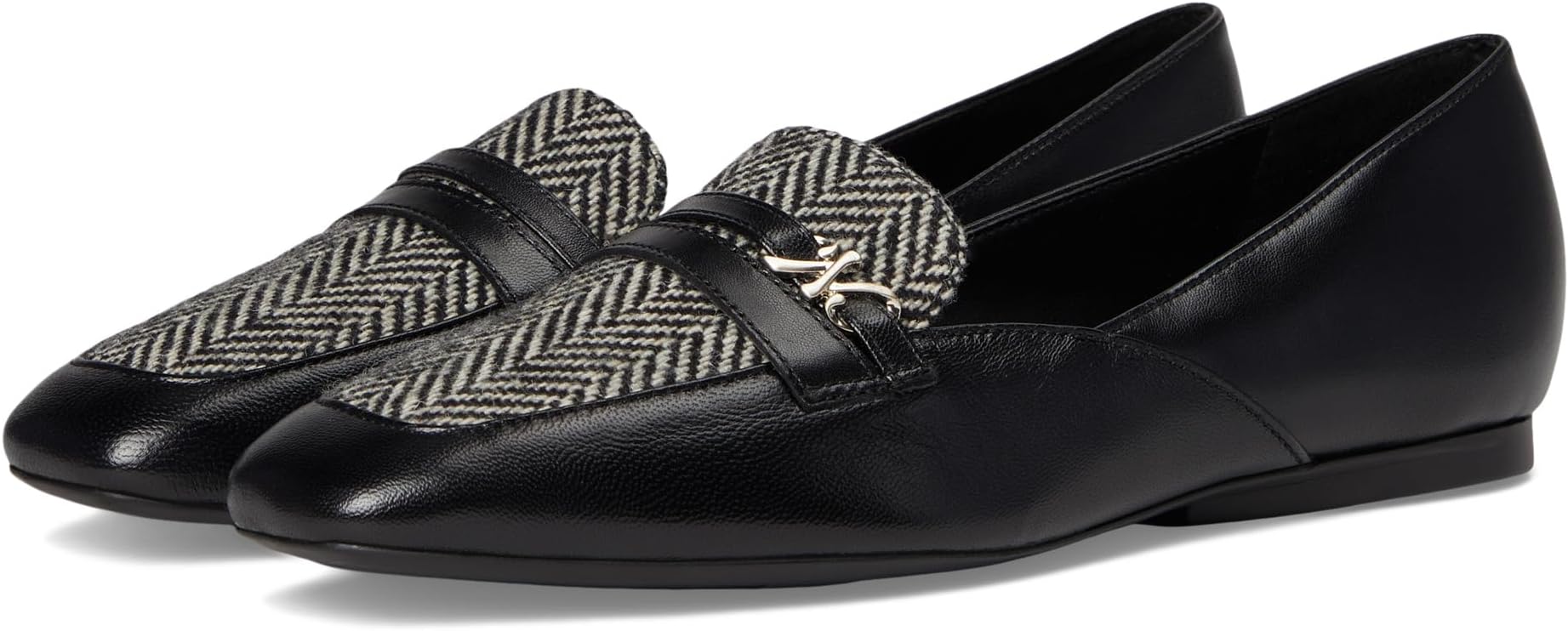 Лоферы Naturalizer Women's Create, Black Multi Leather/Fabric