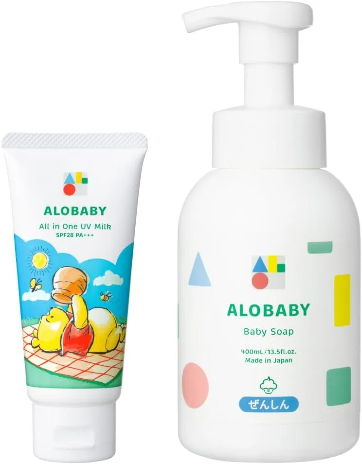 Детский солнцезащитный лосьон ALOBABY с алоэ, SPF 28, 1 шт