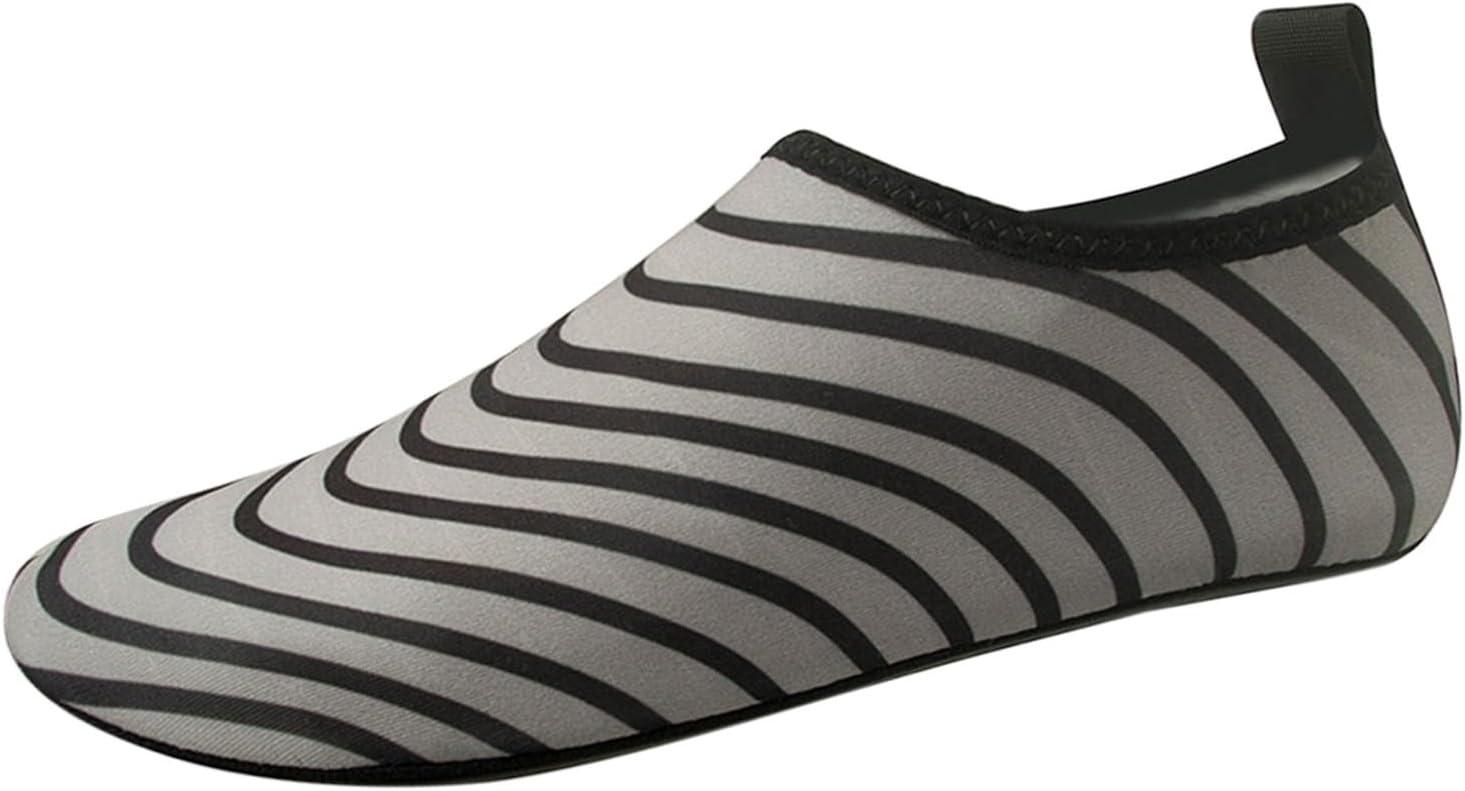 

Обувь для плавания для женщин и мужчин, плавательные носки, сетчатые дышащие легкие кроссовки для ходьбы, плавания, пляжа, бассейна, йоги, серфинга Generic, темно-серый