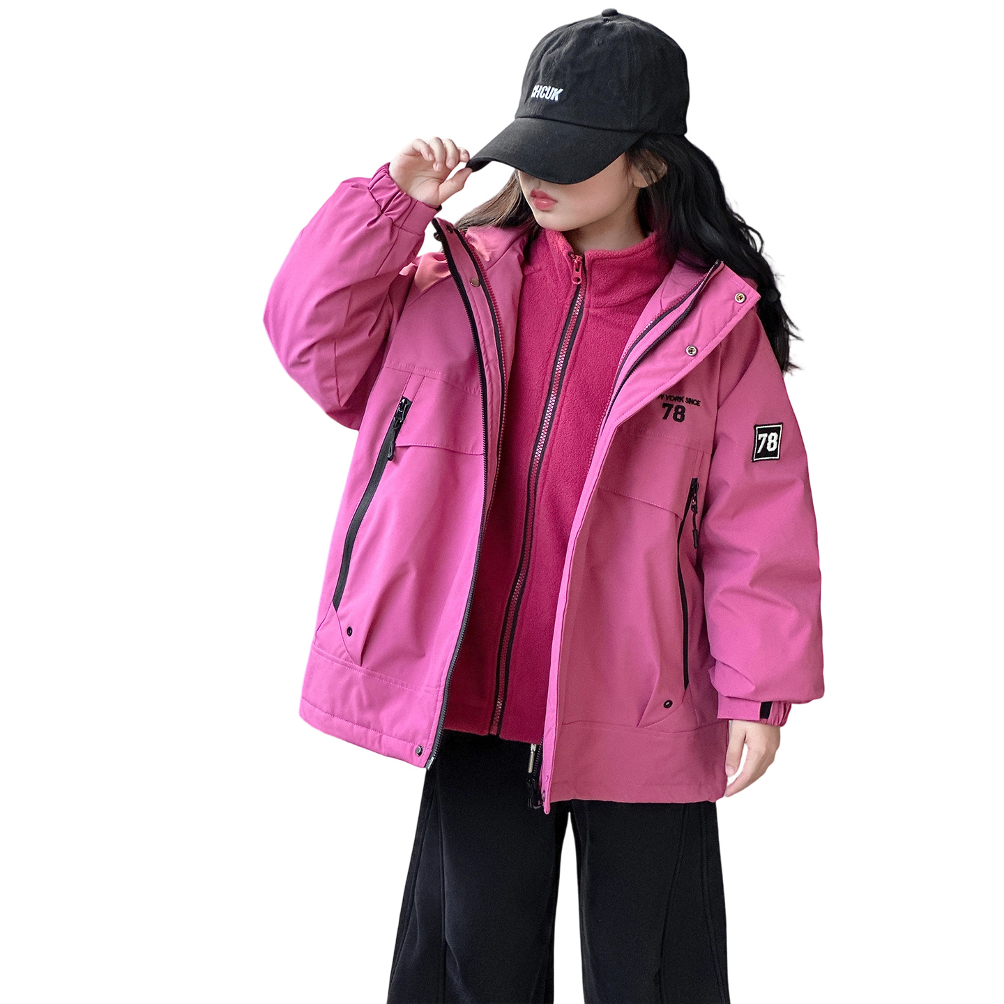 

Ветровка осень зима kids' Disney, розовый