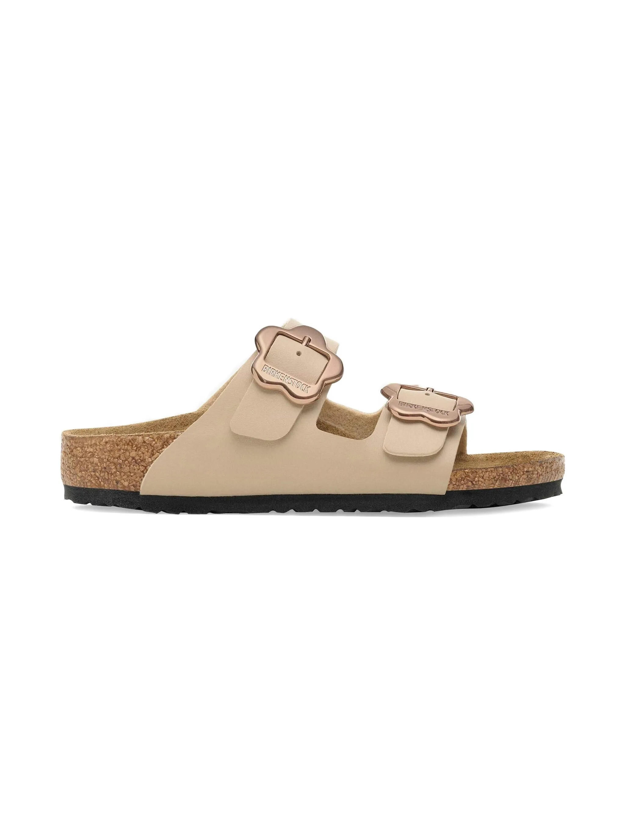 Босоножки Arizona с пряжками Birkenstock Kids, бежевый — фото 2