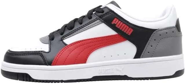 Кроссовки PUMA Unisex Rebound Joy Low, белый/черный/красный