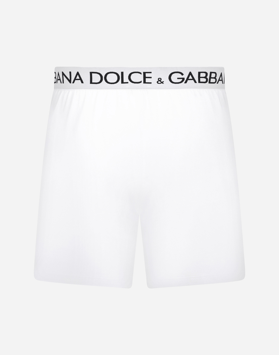 Боксеры из хлопка с двусторонней эластичностью DOLCE & GABBANA, белый — фото 2