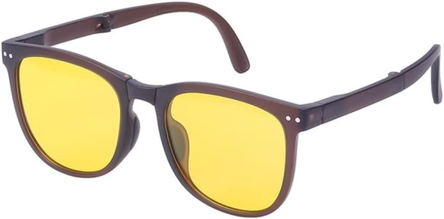 

Складные солнцезащитные очки для женщин с заклепками, винтажные солнцезащитные очки для мужчин, градиентные солнцезащитные очки с защитой от УФ-излучения UV400 LANGSER, Yellow