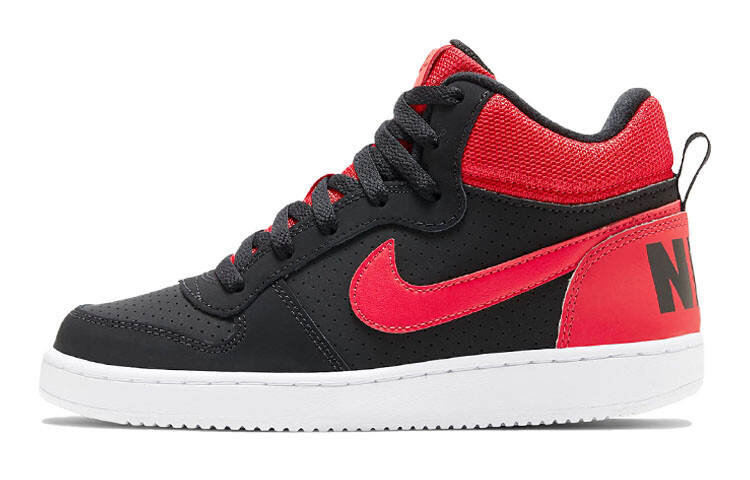 

Кроссовки Nike Court Borough Mid Sneakers Black/Red GS