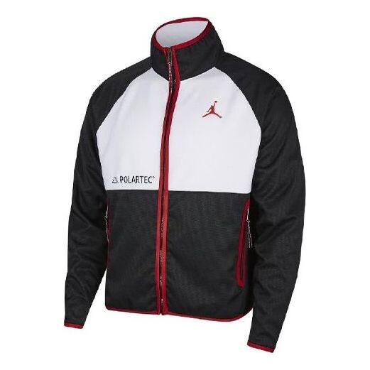 

Куртка Air Jordan AJ11 Polartec Top Jacket 'Black White Gym Red', черный