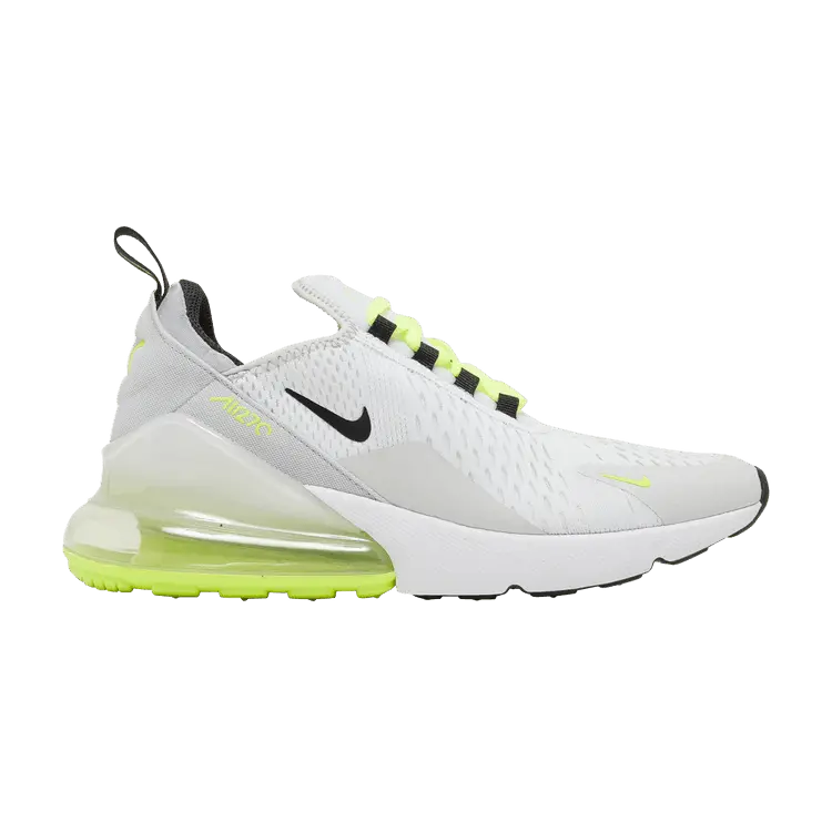 

Кроссовки Nike Air Max 270 GS 'Pure Platinum Volt', серый