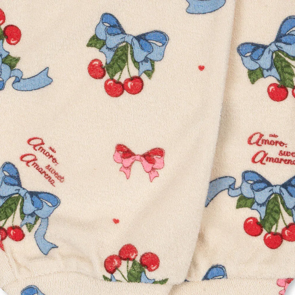 Детские хлопковые брюки Cherry Itty, амарена, от Konges Sloejd — фото 4