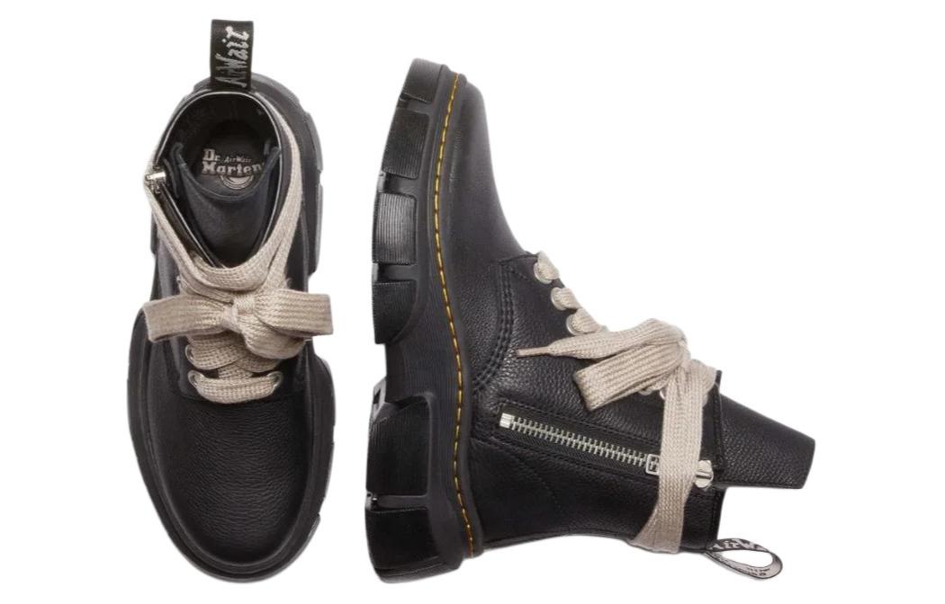 Кроссовки Dr. Martens x Rick Owens 1460 DMXL Jumbo Lace Boots 'Black Beige' — фото 4