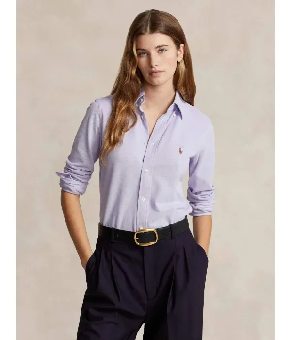 Рубашка regular fit Polo Ralph Lauren, лавандовый