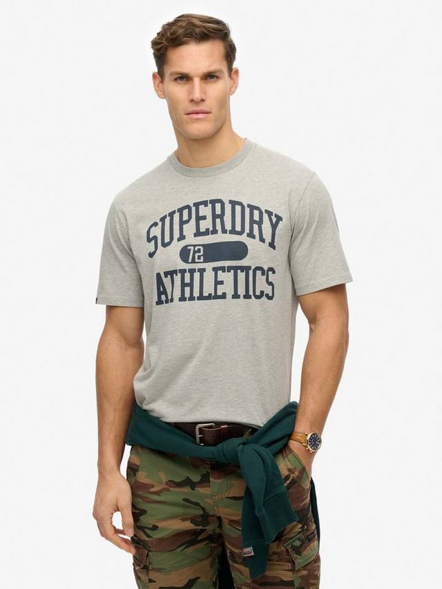 Спортивная незаменимая футболка Superdry, цвет Grey Marl — фото 3