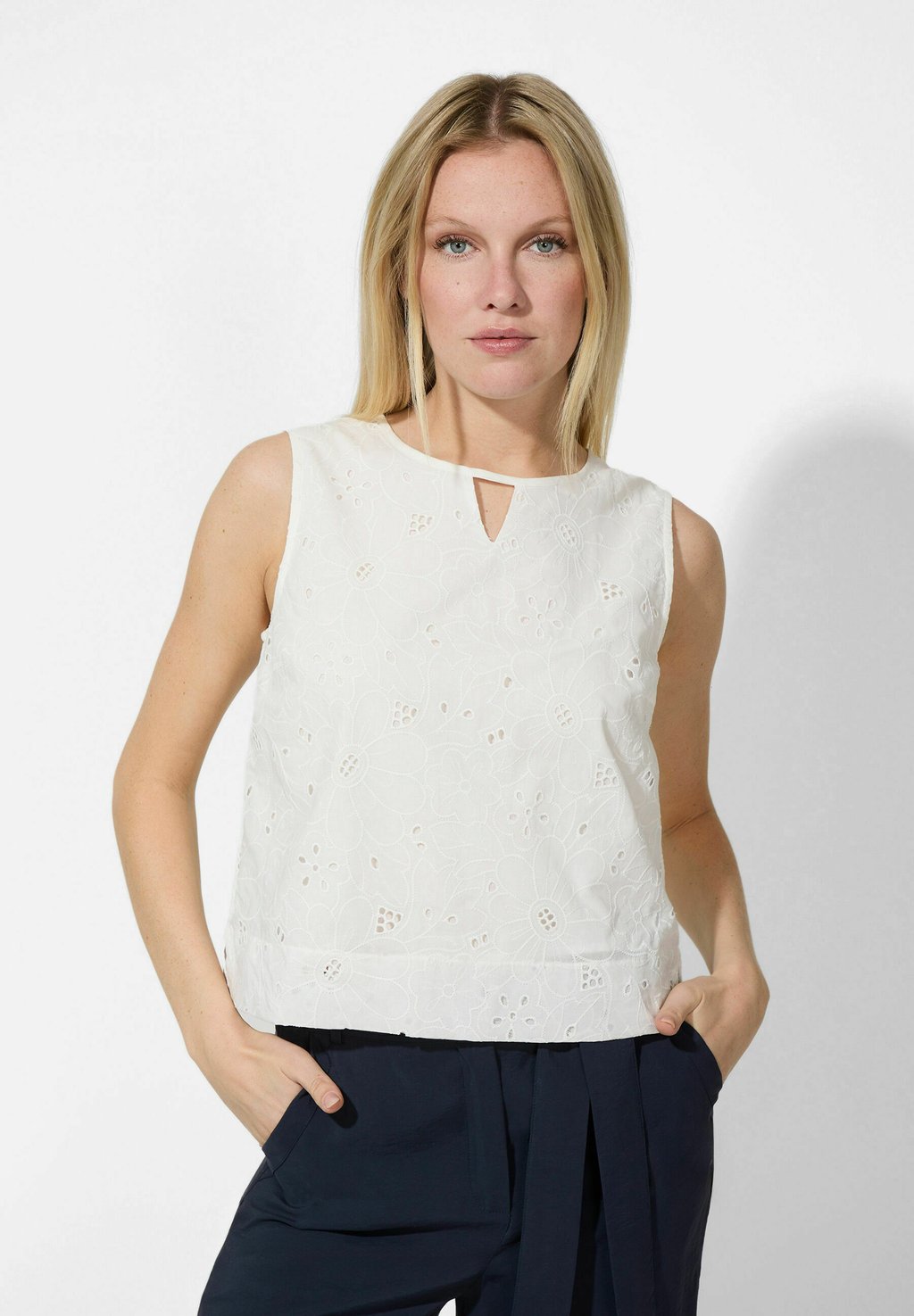 

Топ Blouse More & More, кремовый