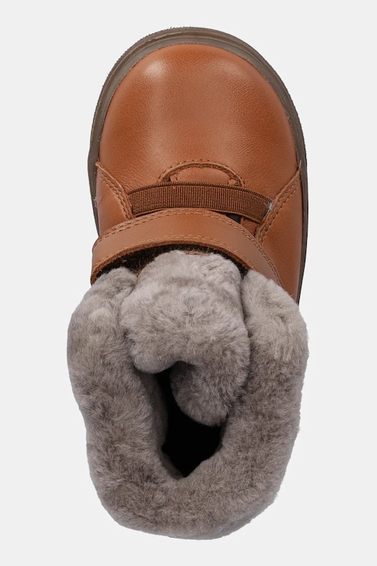 Детские зимние кожаные ботинки BASCO TEX Froddo, коричневый — фото 4