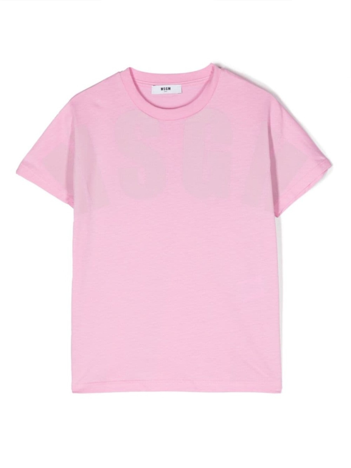 

MSGM Kids футболка с логотипом, розовый