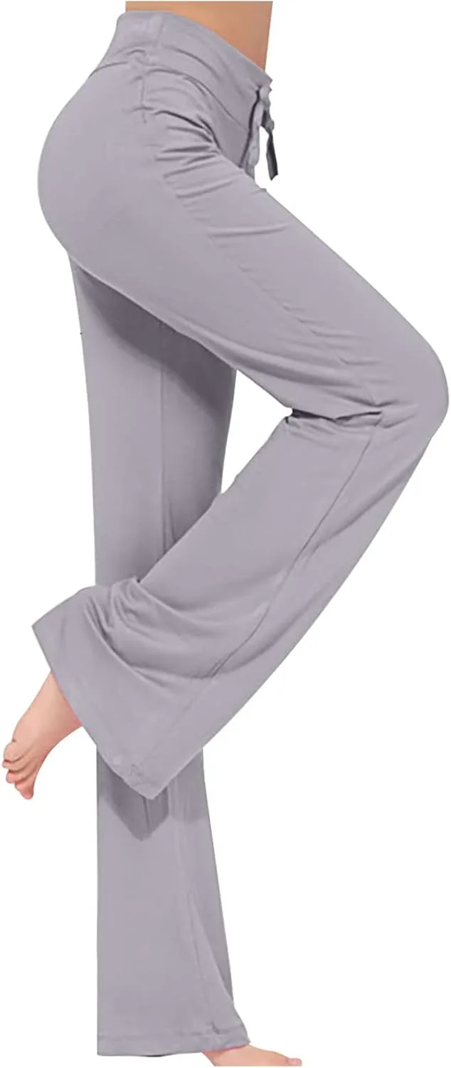 

Uillui широкие брюки для женщин Casual Loose Yoga Sweatpants