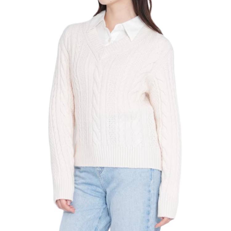 UNIQLO Jw Anderson X JWANDERSON совместный топ для женщин Ivory — фото 4