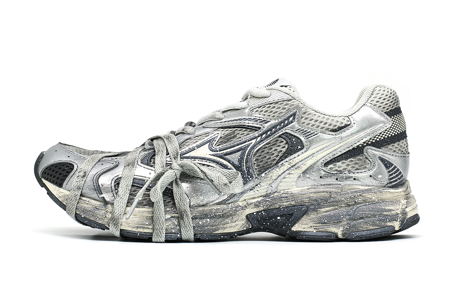 

Кроссовки Mizuno Speed 2K Lifestyle Shoes Unisex Low-top Grey/white/silver, серый
