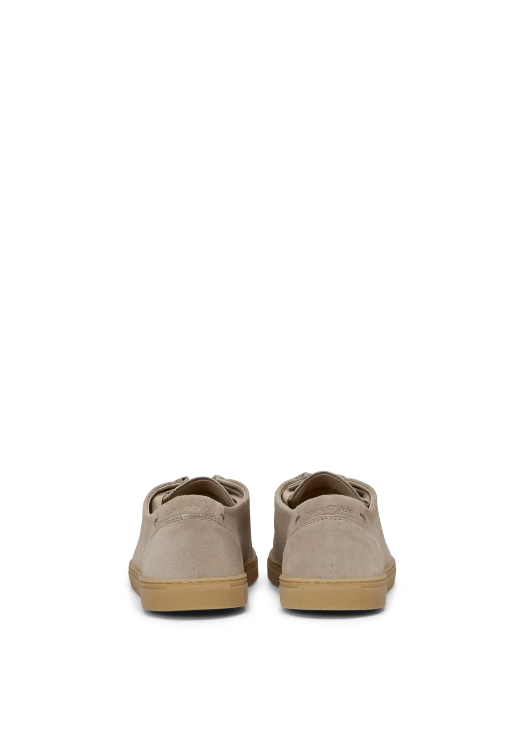 Слипоны в стиле Wallabee, из велюра Marc O'Polo, светло-бежевый — фото 3