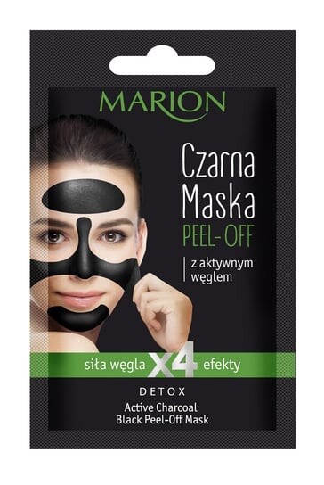 

Черная маска-пленка Marion Detox с активированным углем 6г