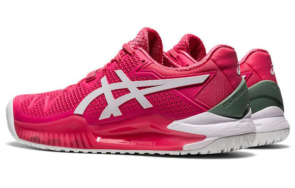 Кроссовки гель разрешение 8 Asics, розовый — фото 4