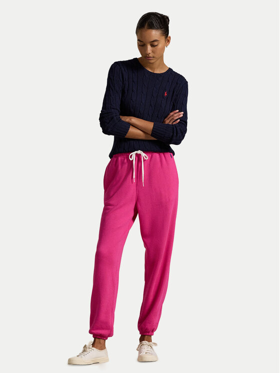 Спортивные брюки обычного кроя 211935585015 Polo Ralph Lauren, розовый — фото 2