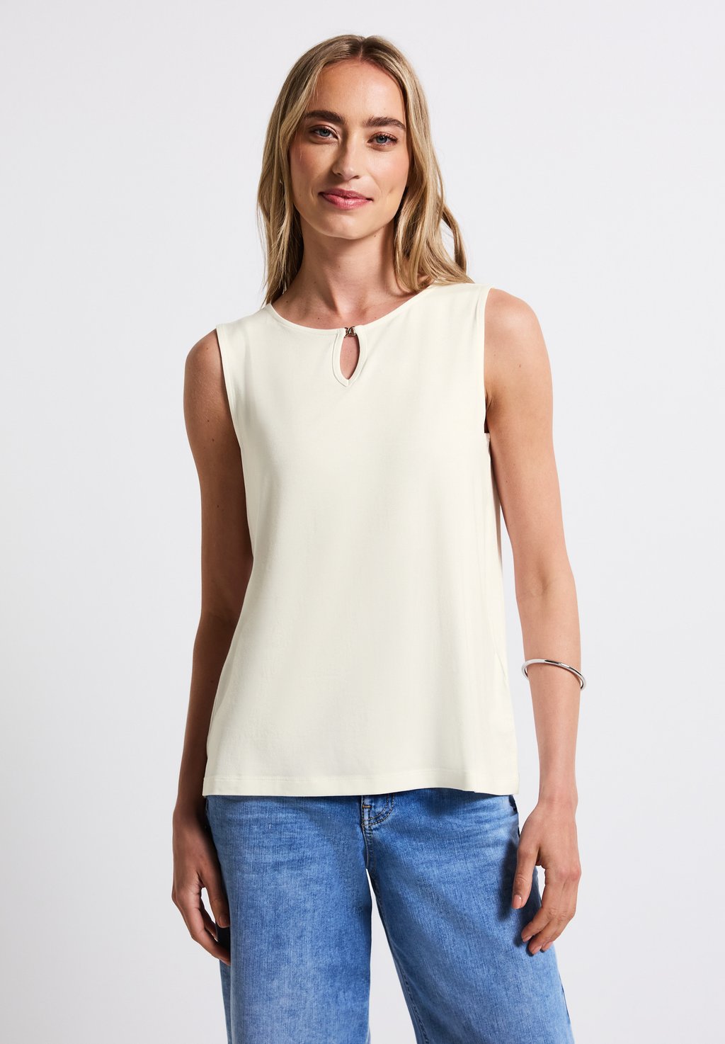 

Топ MIT CUT-OUT Street One, кремовый