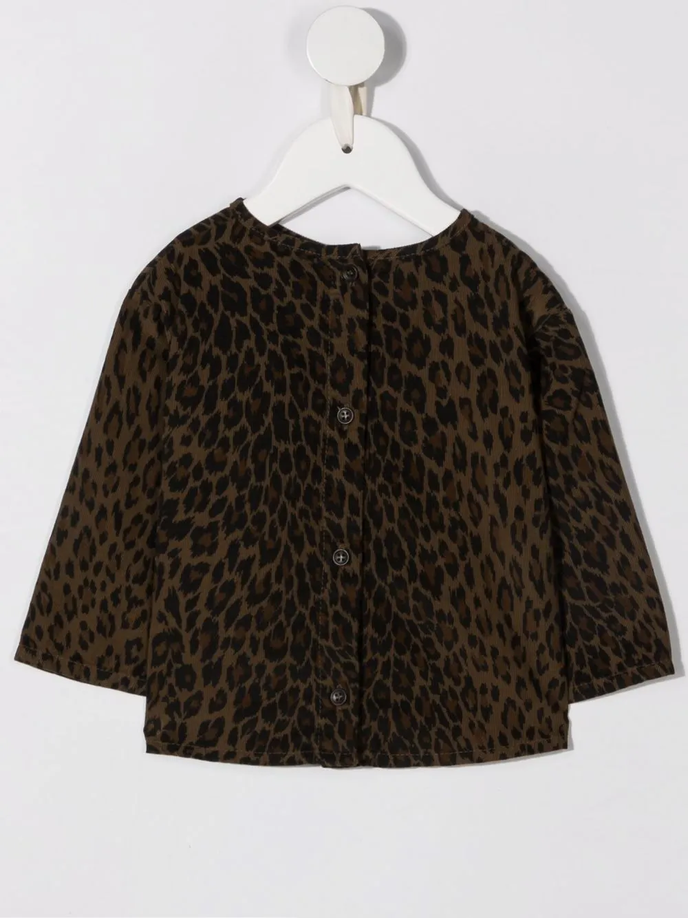 Блузка с анималистичным принтом Babe And Tess, коричневый — фото 2