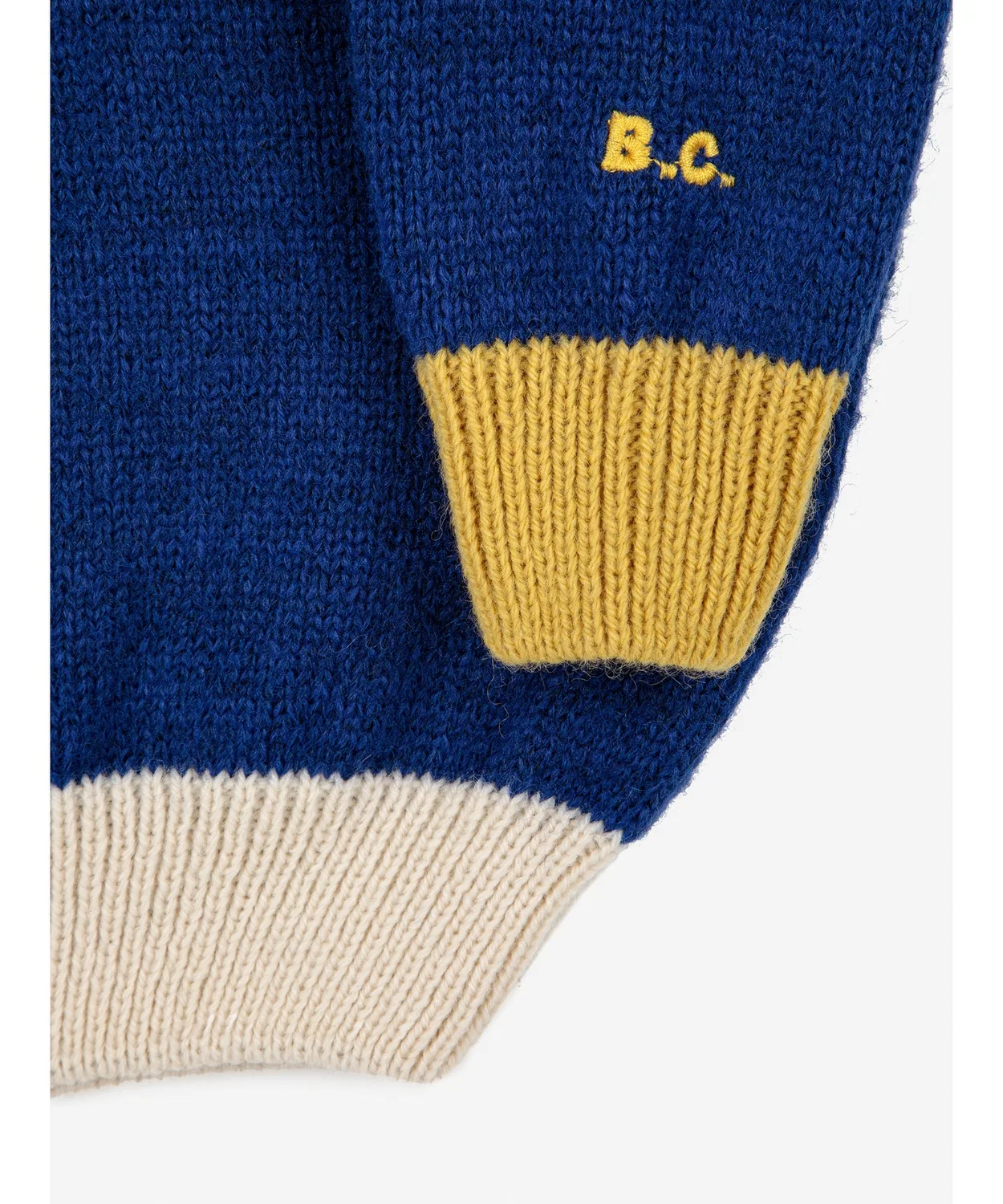 Свитер Color Block jumper BOBO CHOSES сакс-голубой — фото 3