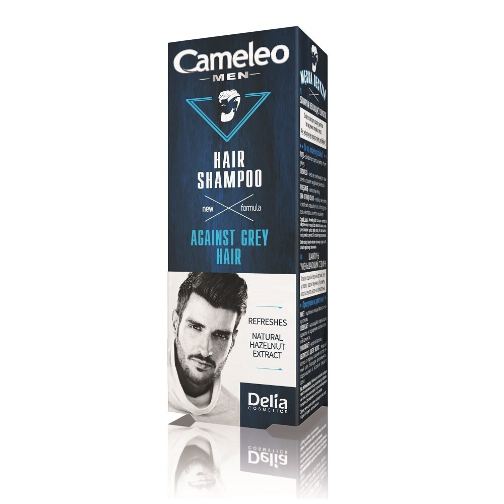 

Delia, Cameleo Men, шампунь для волос, уменьшающий седину, 150 мл