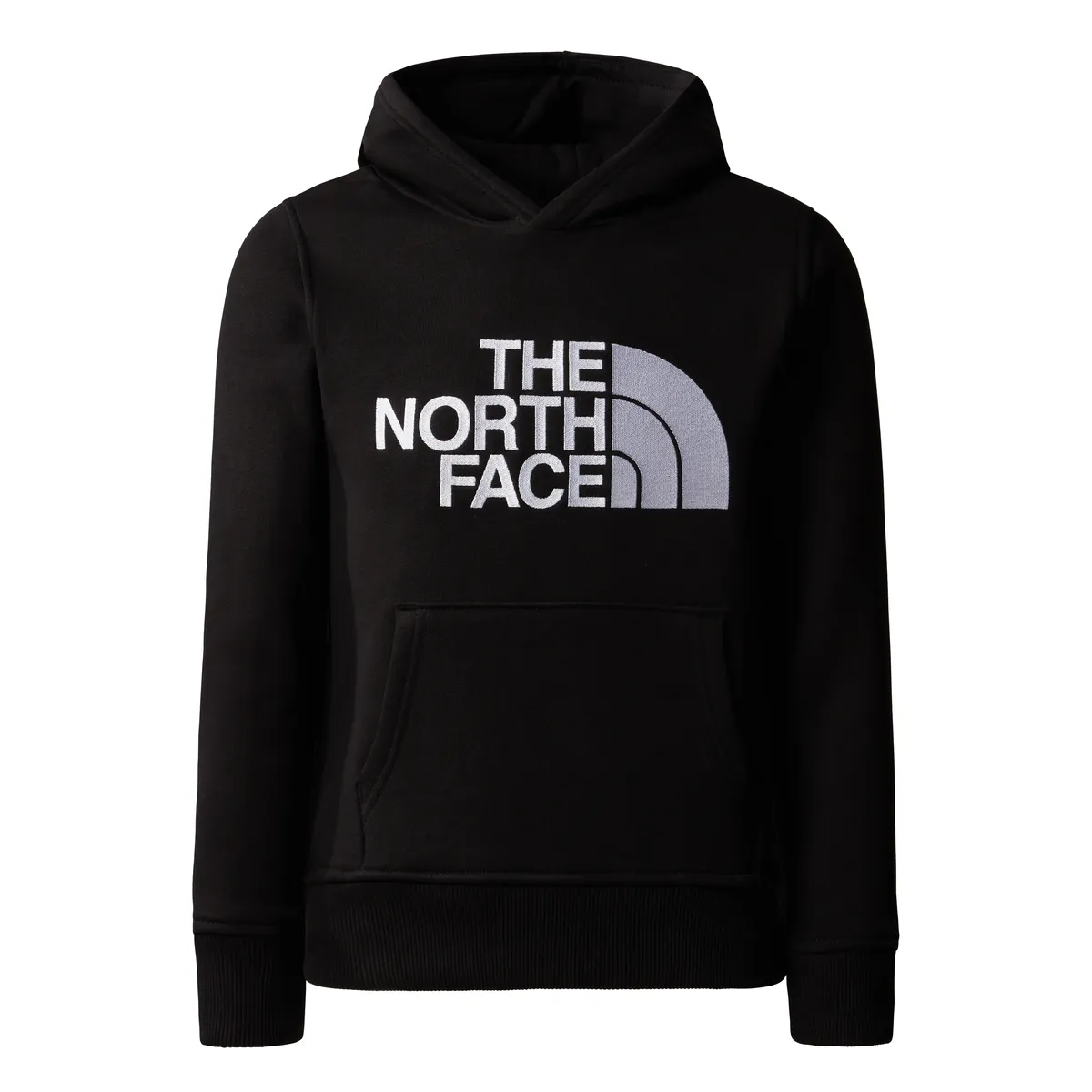 

Толстовка The North Face "DREW PEAK P/O HOODIE - KIDS" с большой вышивкой логотипа, черный