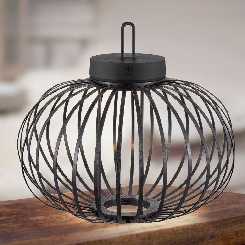 

Just Light LED настольная лампа на батарейках Akuba чёрного цвета 1,5Вт 30лм IP44 360мм, черный