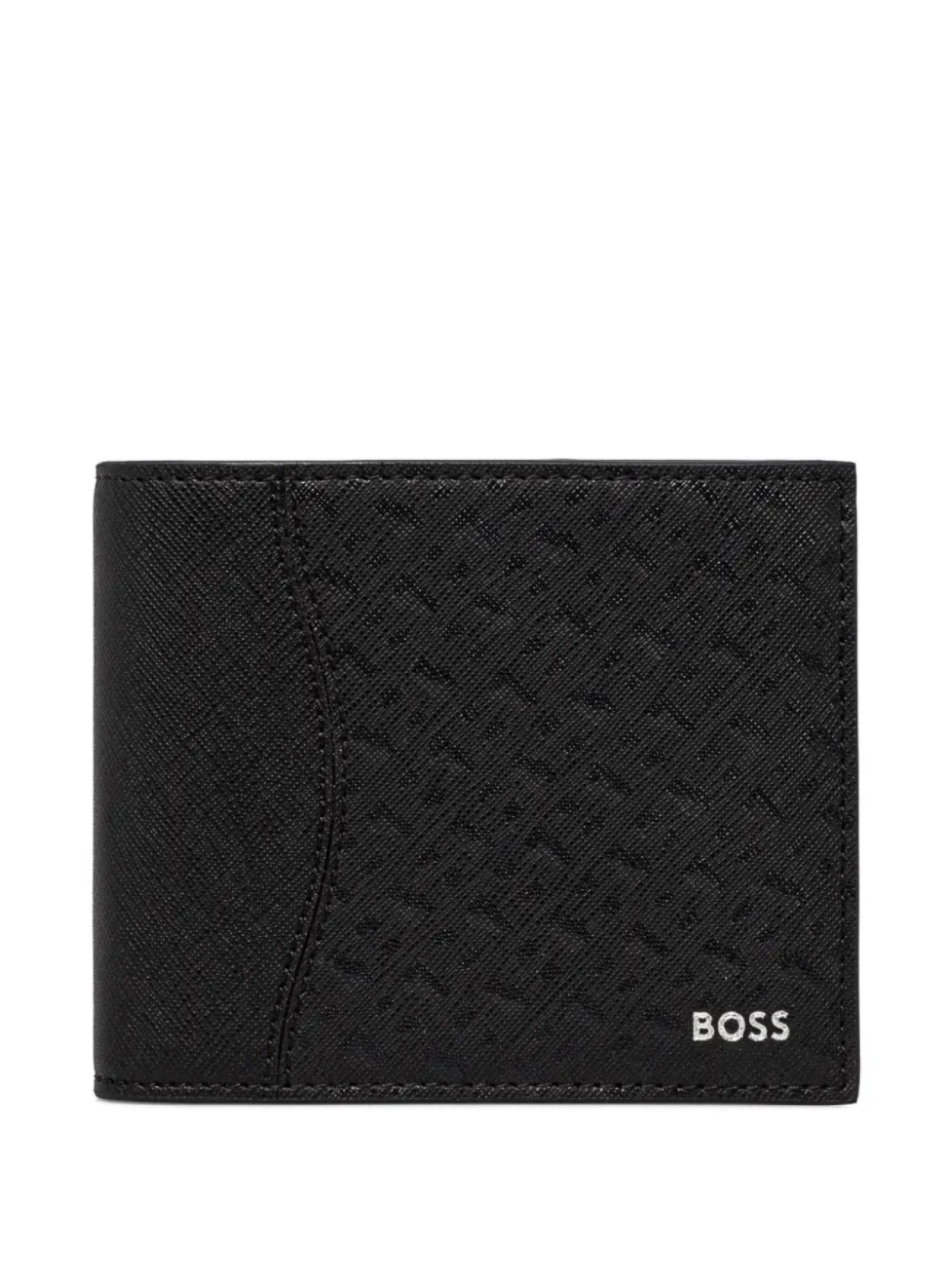 

Текстурированный двойной кошелек BOSS, черный