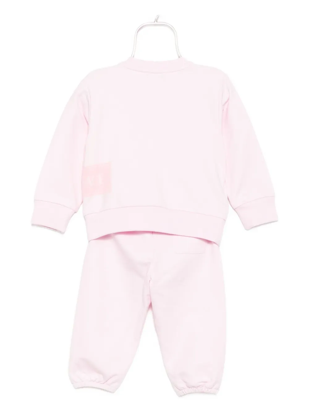 Комплект для новорожденного с логотипом Versace Kids, розовый — фото 2