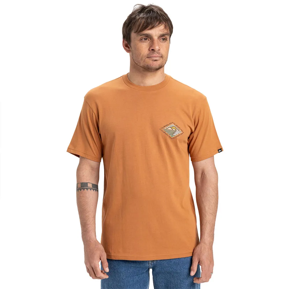 

Футболка с коротким рукавом Quiksilver Evo Future Islands, коричневый