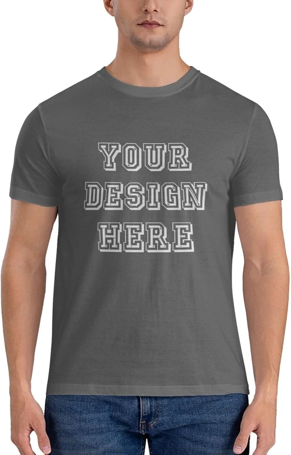 

Футболка Customized с принтом спереди и сзади