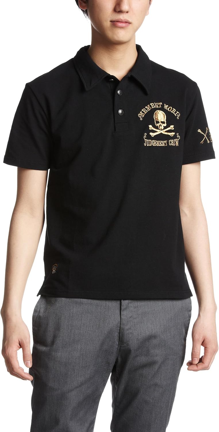 

Поло CDS SKULL POLO Cool Drive Striker, черный/золотой
