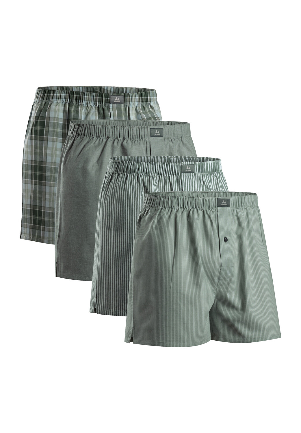 

Боксеры DANISH ENDURANCE s Organic Woven s, цвет green/stripes mix