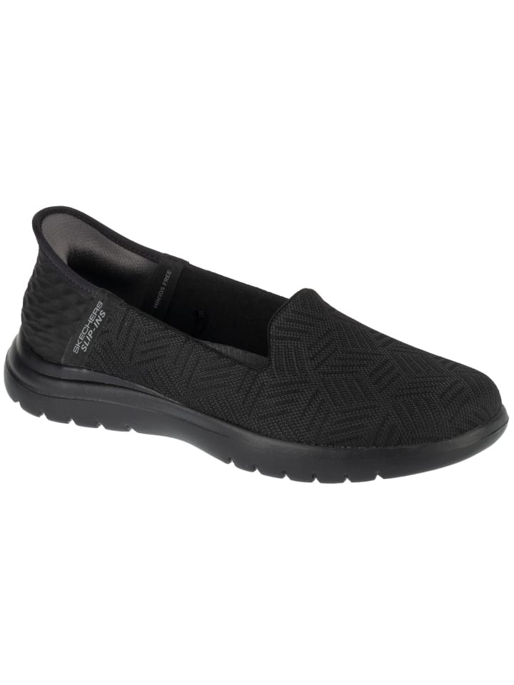 Элегантные туфли на шнуровке Skechers, черный