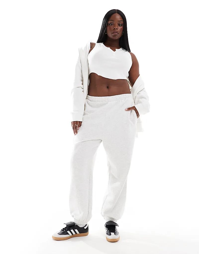 

Спортивные брюки Curve Ultimate Jogger цвета ледяного меланжа от ASOS DESIGN Asos Curve