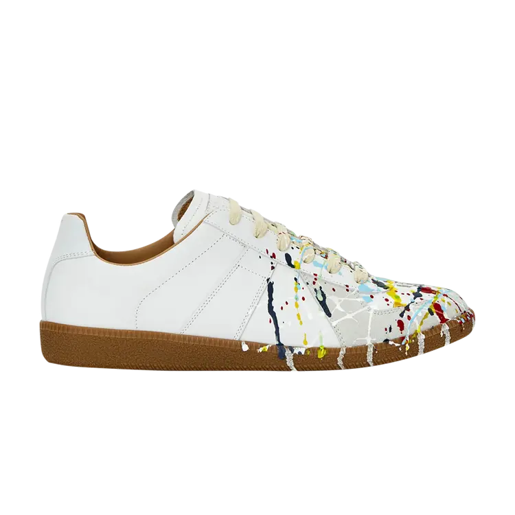 

Кроссовки Maison Margiela Replica 'Paint Splatter - White', белый