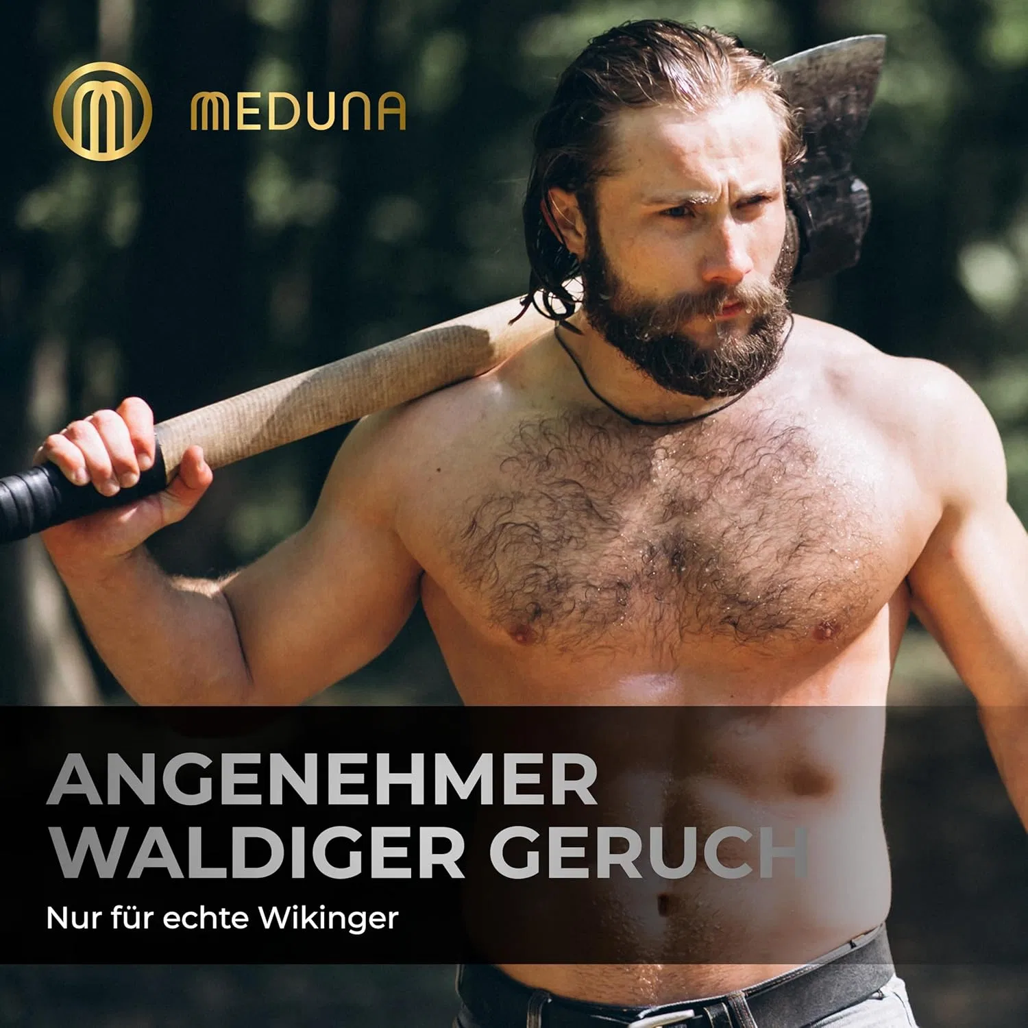 Мужской подарочный набор для ухода за телом MEDUNA Viking Bundle, 4 предмета Meduna — фото 4