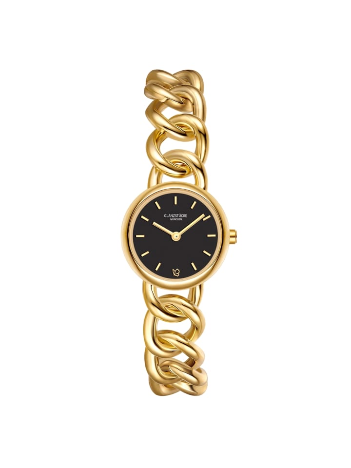 

Glanzstücke München Часы из металлического сплава в оправе из желтого золота